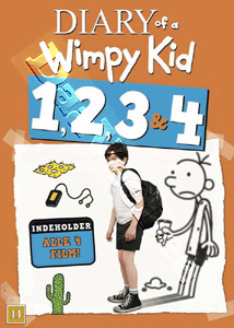 Diary of a Wimpy Kid 1,2,3 & 4 4-DVD Set (DVD)